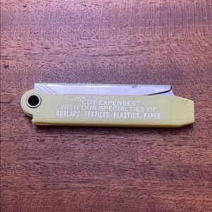 Sea-Rich Corp. Yellow Utility Knife Promotional Chicago